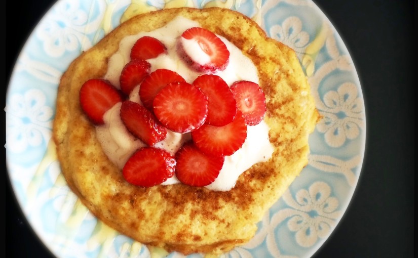 Blitz Pancakes aus 2 Zutaten für eilige Morgenmuffel